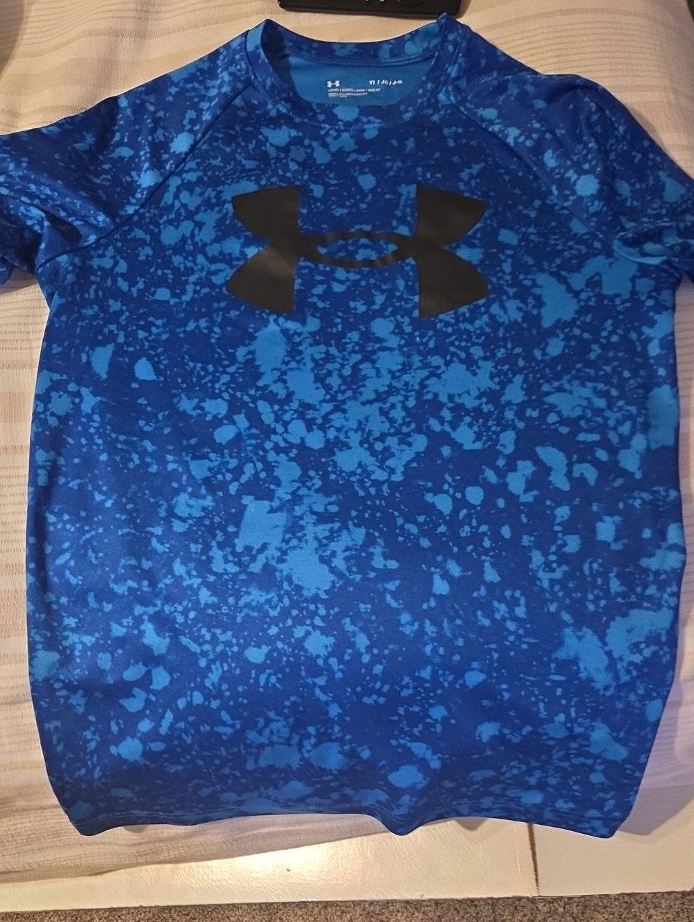 Under Armour Boys' Blue Splash Graphic Performance Tee